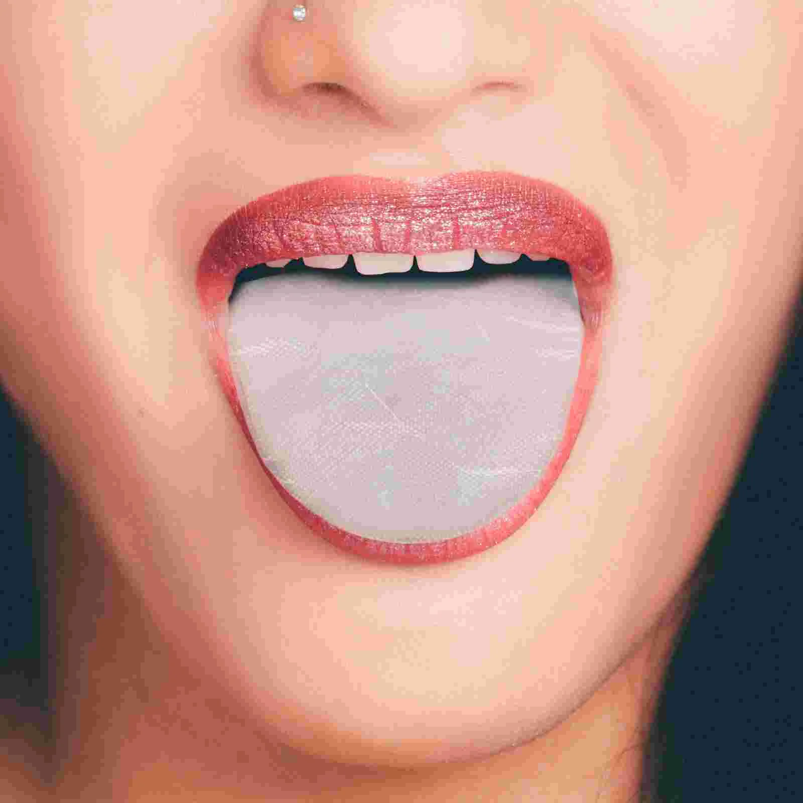 Disposable Tongue Cover Protector Taste Proof Sleeve Plastic Protective Cover For All Ages Tools Kitchen Dining Bar