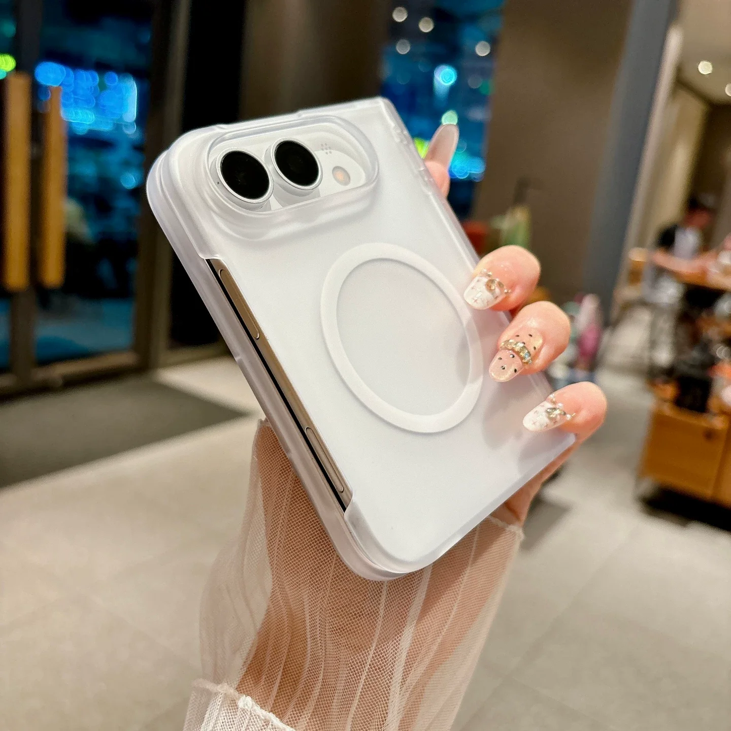 Ultra Thin Frosted Matte Magnetic Shockproof TPU Phone Case