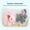 Electronic Plush Rabbit Toy Interactive Plush Bunny With Walk Bark Move Mouth Wiggle Ears Electric Pet For Kids Birthday Gifts 3