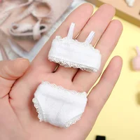 Ensemble de sous-vêtements en dentelle douce pour poupées Blythe 1/6 BJD, culotte de soutien-gorge et slip de 30cm, culotte de course, jouet pour enfants 2