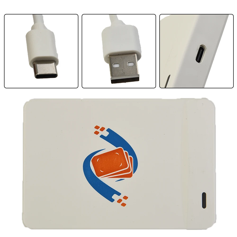 

1 Set RFID Copier 125KHz 13.56MHz Card Reader Data Cable Dual Frequency Duplicator Reader Writer LED Light Prompt
