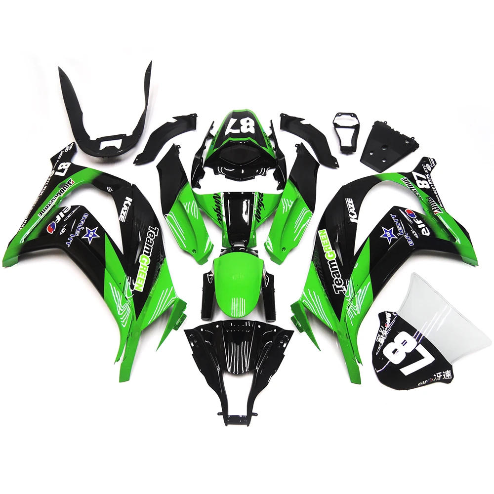 

НОВЫЕ комплекты обтекателей для цельного мотоцикла ABS для Kawasaki Ninja ZX10R ZX 10R 2011 2012 2013 2014 2015 черного цвета
