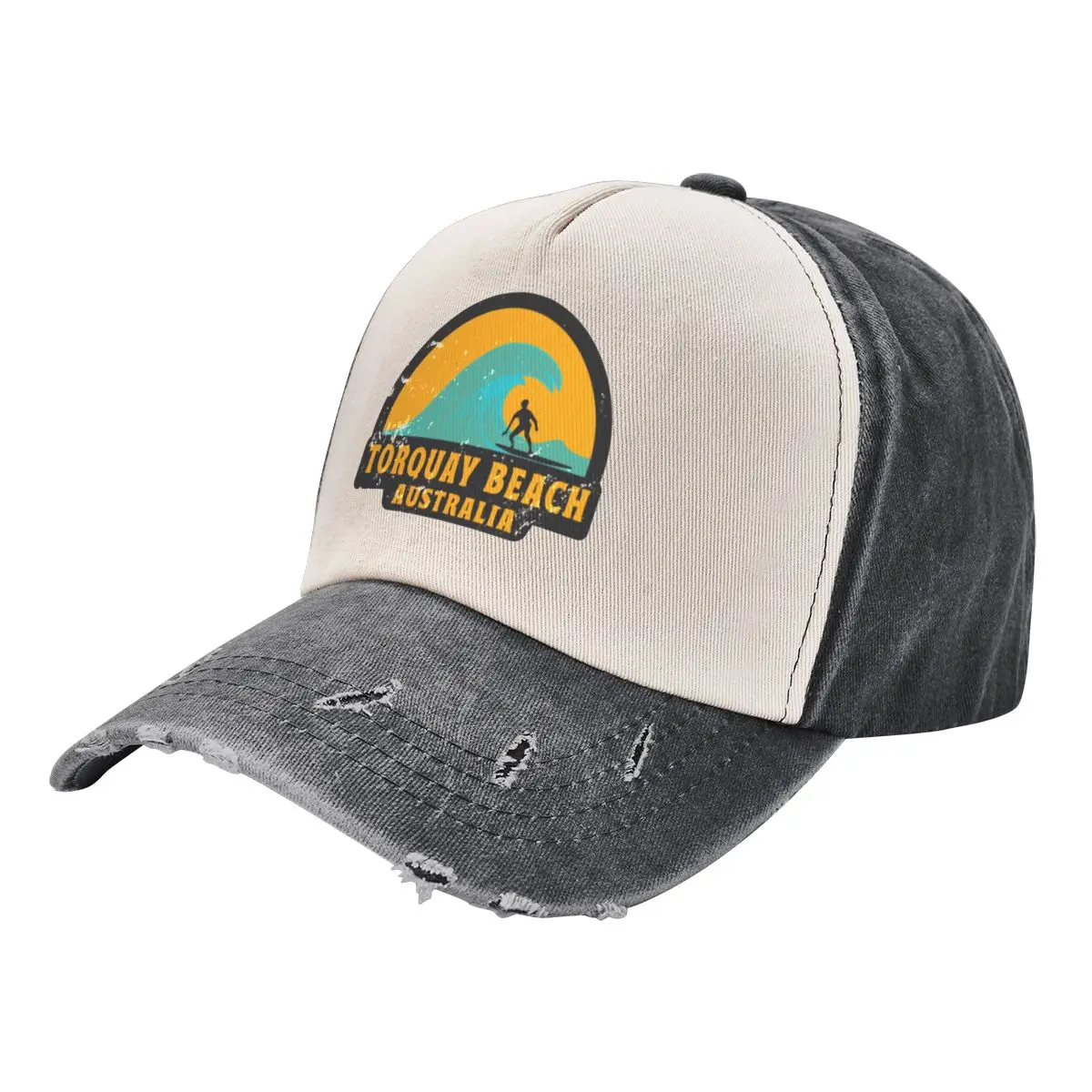 

Torquay Surf Beach Australia Baseball Cap Golf Cap sun hat Vintage Mens Hats Women's