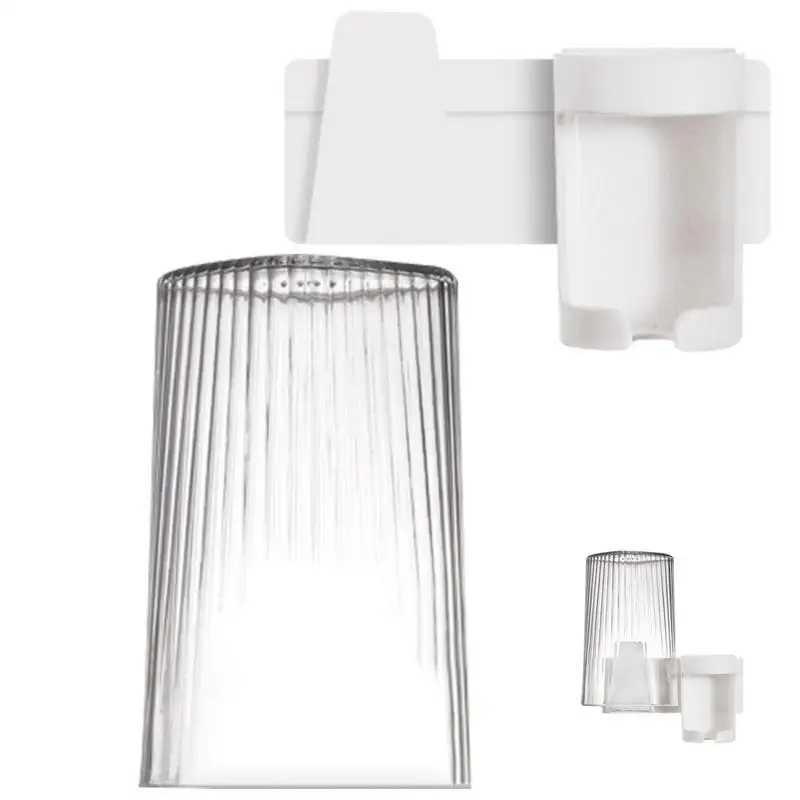 

Toothbrush Holder Wall Mount Strong Paste Hook Wall-Mounted Toothbrush Hanger Cup Storage Rack Shower Hanging Shelves For