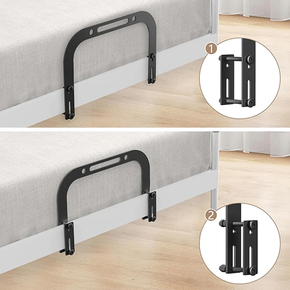 Description Picture 5 of item2Pcs Anti-Slip Mattress Gasket Mattress Gripper Wide Applicability Adjustable Mattress Slide Stopper for Metal Bed Frame