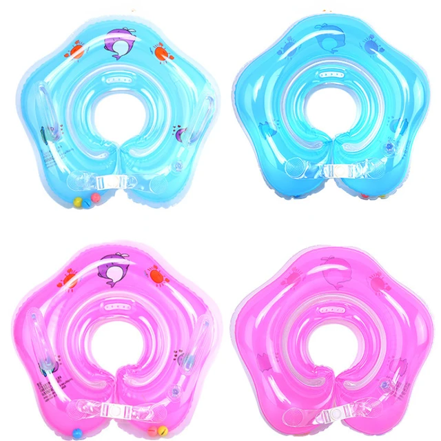 Summer Newborn Swimming Inflatable Neck Ring Baby Special Swimming Equipment Children's Double Balloon Swimming Ring Props 6