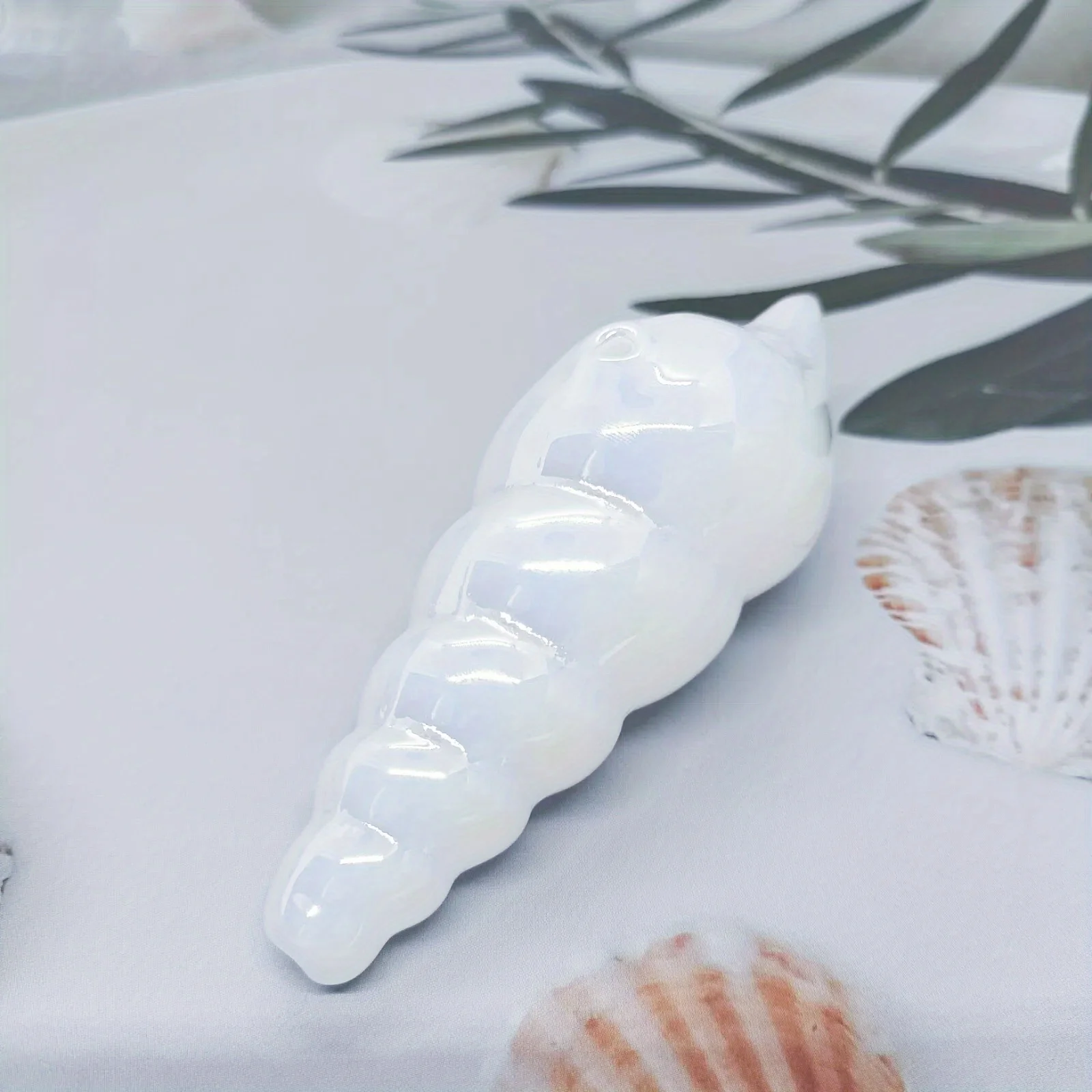 Handmade Glass Accessories, Seashell Design, Creative Curved Tube, Household Gadgets, Holiday Gift, Birthday Gift, Gift For Frie