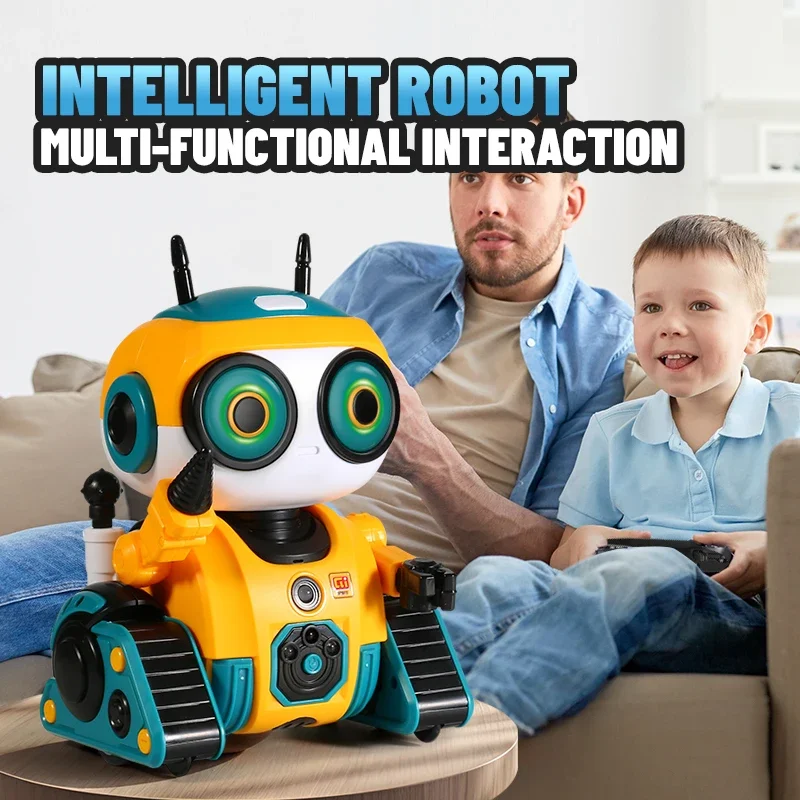 Smart Robot Interactive Robots 2.4G Remote Control Intelligent Induction Dance Music Robotic Toys for Children Birthday Gifts