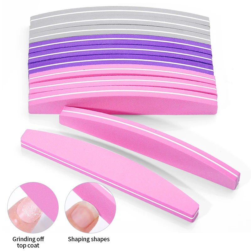 

10pcs Double-sided Buffer Nail File Nail Buffer Block Sanding Pedicure Buffing Grind Nail Polisher For Manicures Nail Care Tools