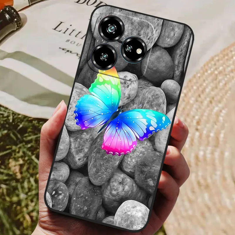 Luxury Painted Silicon Phone Back Cover - Protective Shell Design