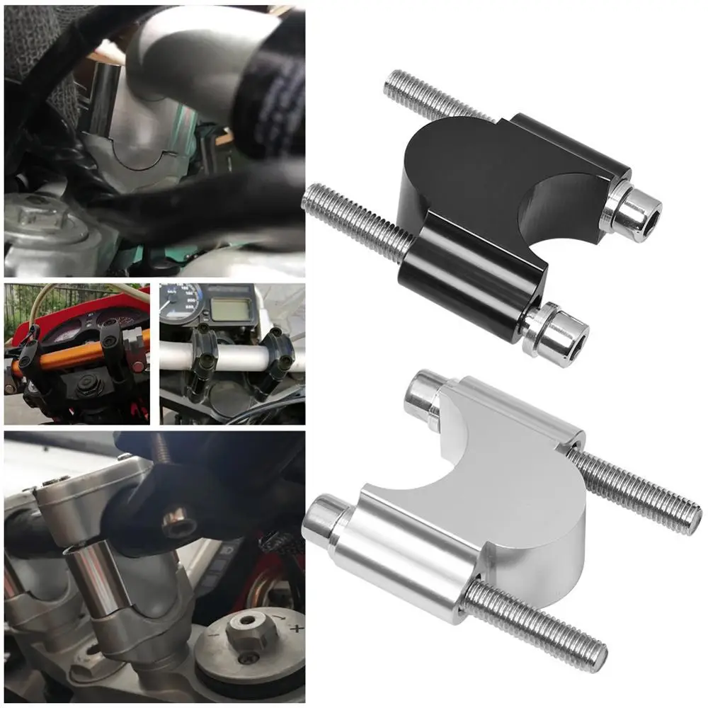 

Motorcycle Handlebar Riser Bar Mount Handle Clamp Universal 28mm 1 1/8" 22mm 7/8" For Honda For BMW R1200gs For YAMAHA MT07 MT09
