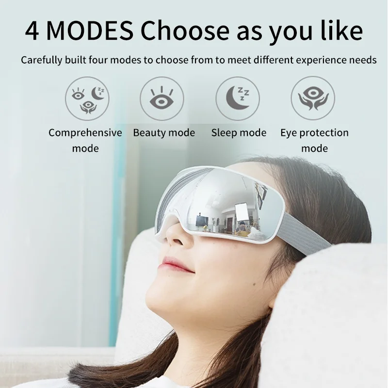 Eye Massager Acupoint Vibration Pulse Hot Compress Eye Care