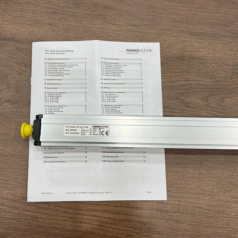 

Novotechnik TP1-0300-101-411-102 TP1 magnetostrictive transducer for direct Z-TP1-P08 EEM33-90 5M new and original