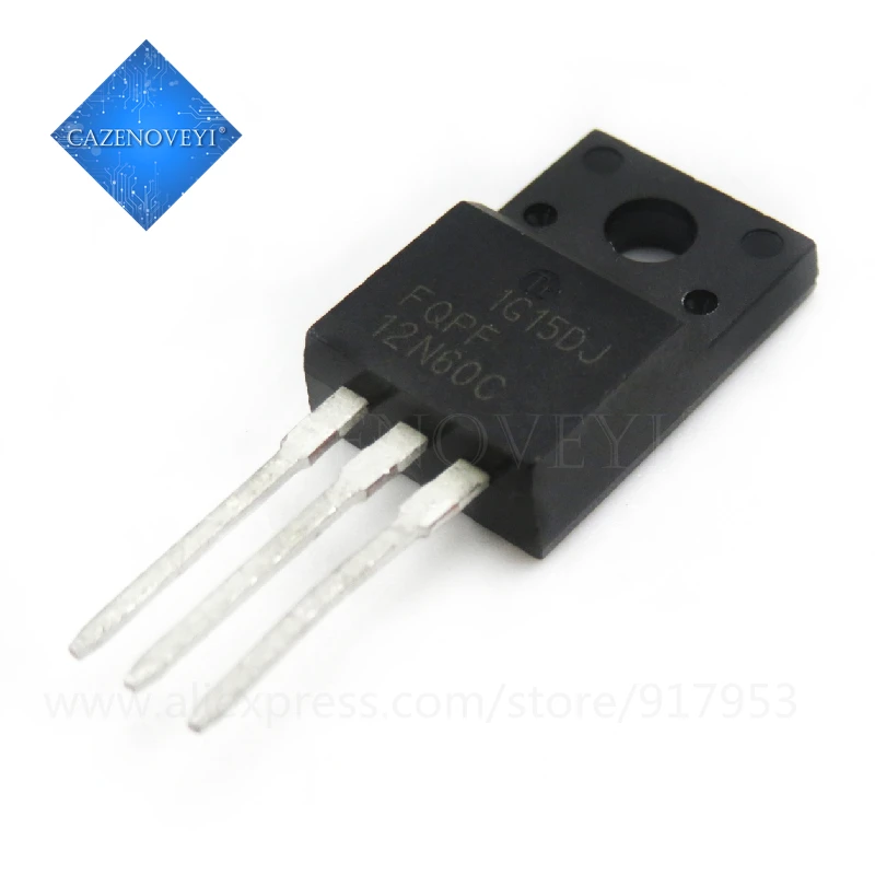 

10 шт./лот FQPF12N60C 12N60C 12N60 TO-220F