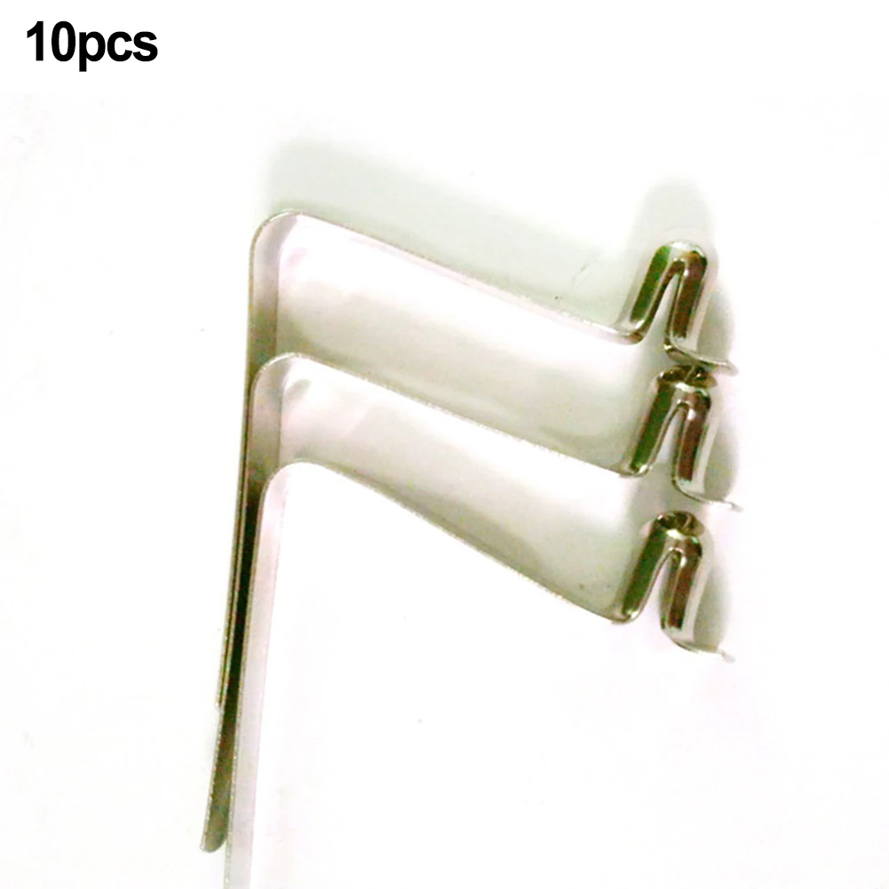 

Durable Spring Clips Part 10pcs Black For Tent Functional Kayak Locking Tube Metal Pole Professional Push Clip