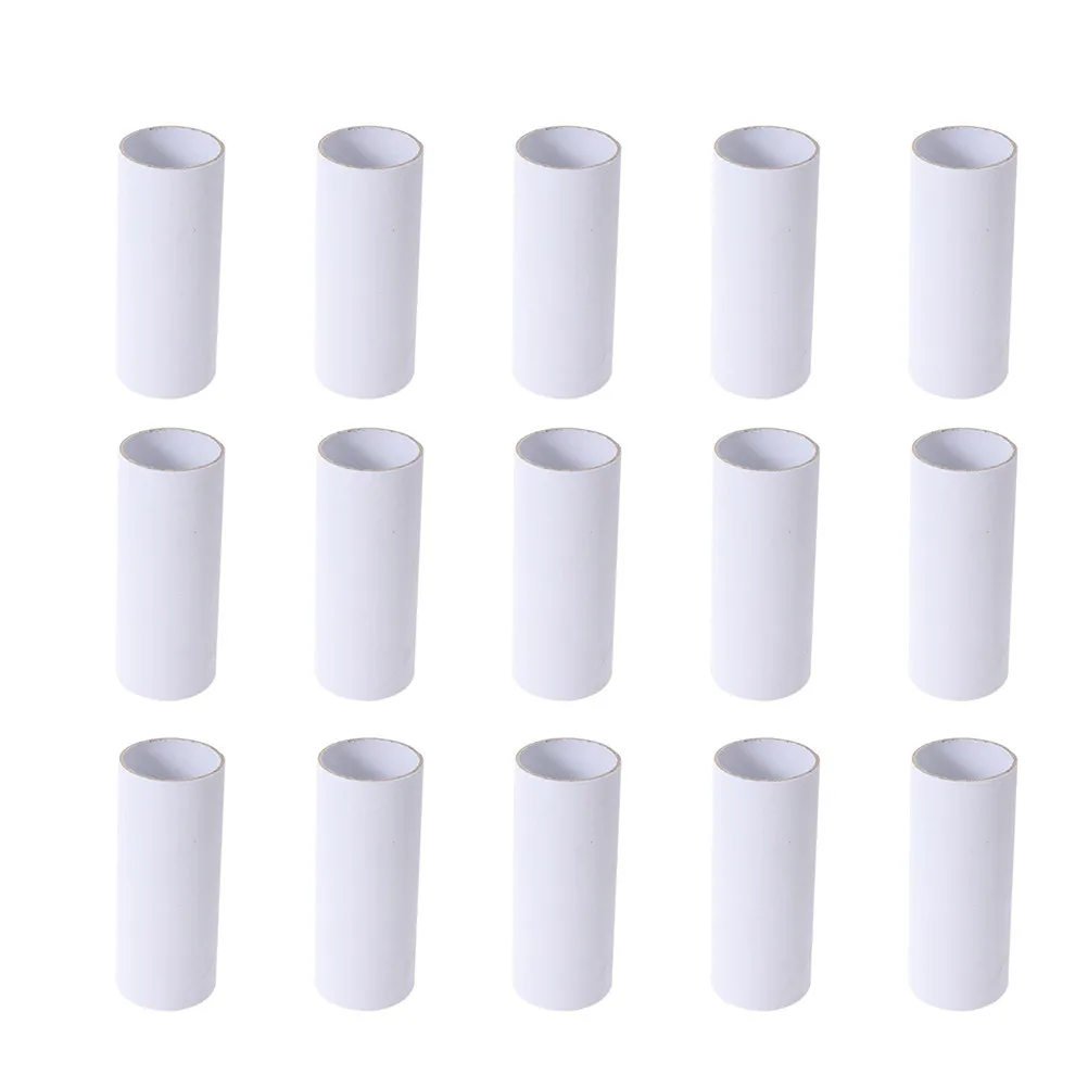 10Pcs 갈색 크래프트 종이 튜브 아트웍 배송 보관 문서 보호 공예 롤 컷 접착제 페인트 재사용 가능한 판지