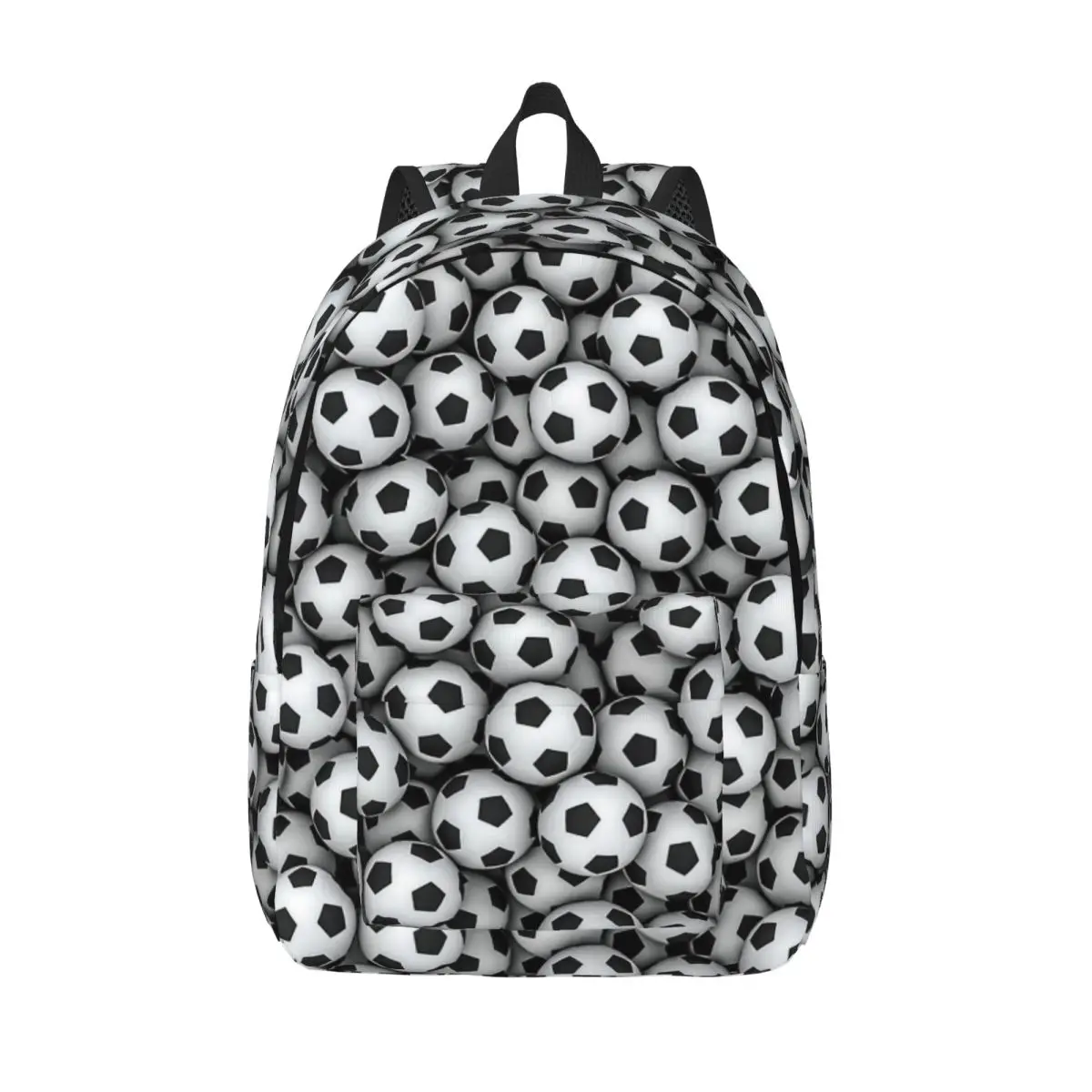 

Soccer Balls for Men Women Student School Bookbag Football Sport Canvas Daypack Elementary High College Outdoor