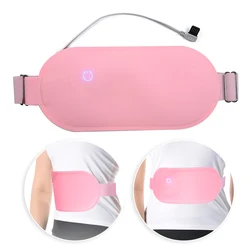 Graphene Far Infrared USB Electric Heating Waist Uterus Warmer Belt Pain Relief Menstruation Women Electric Heating Waistband