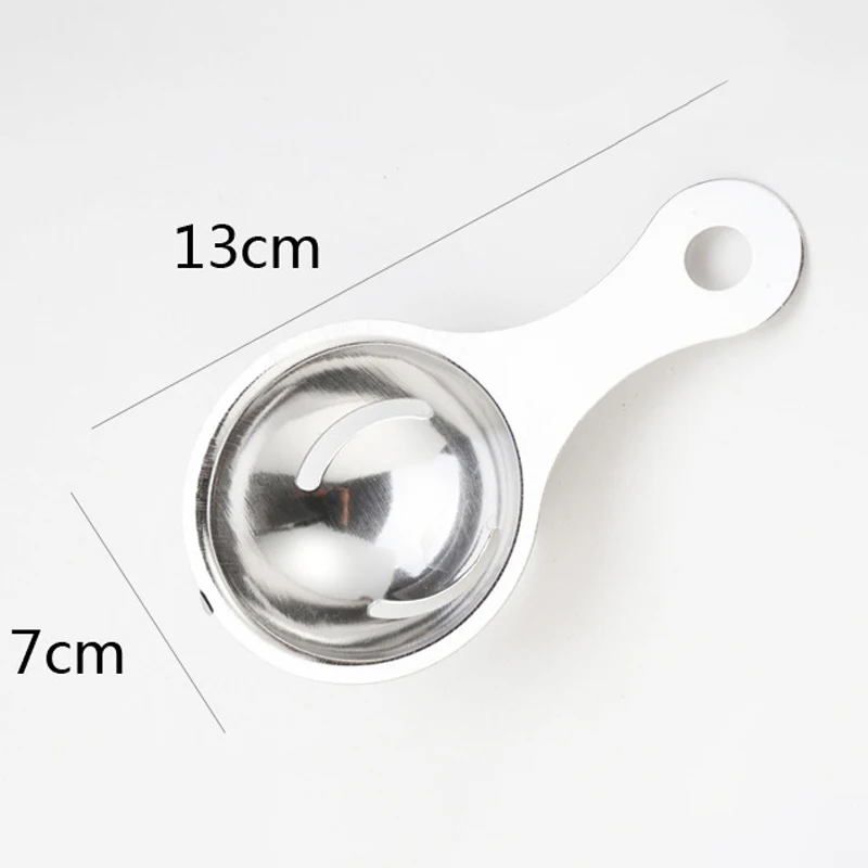 Egg Separator Stainless Steel Tools Eggs Yolk Filter Gadgets Kitchen Accessories Separating Funnel Spoon Divider Utensils