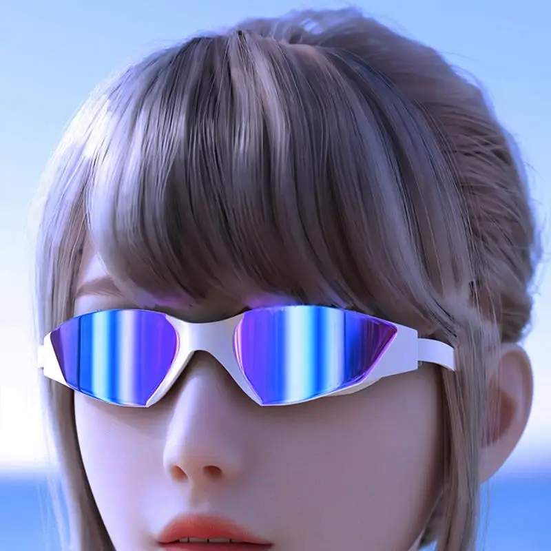 Swim Goggles For Adult Men Women Clear Vision Waterproof UV Protection