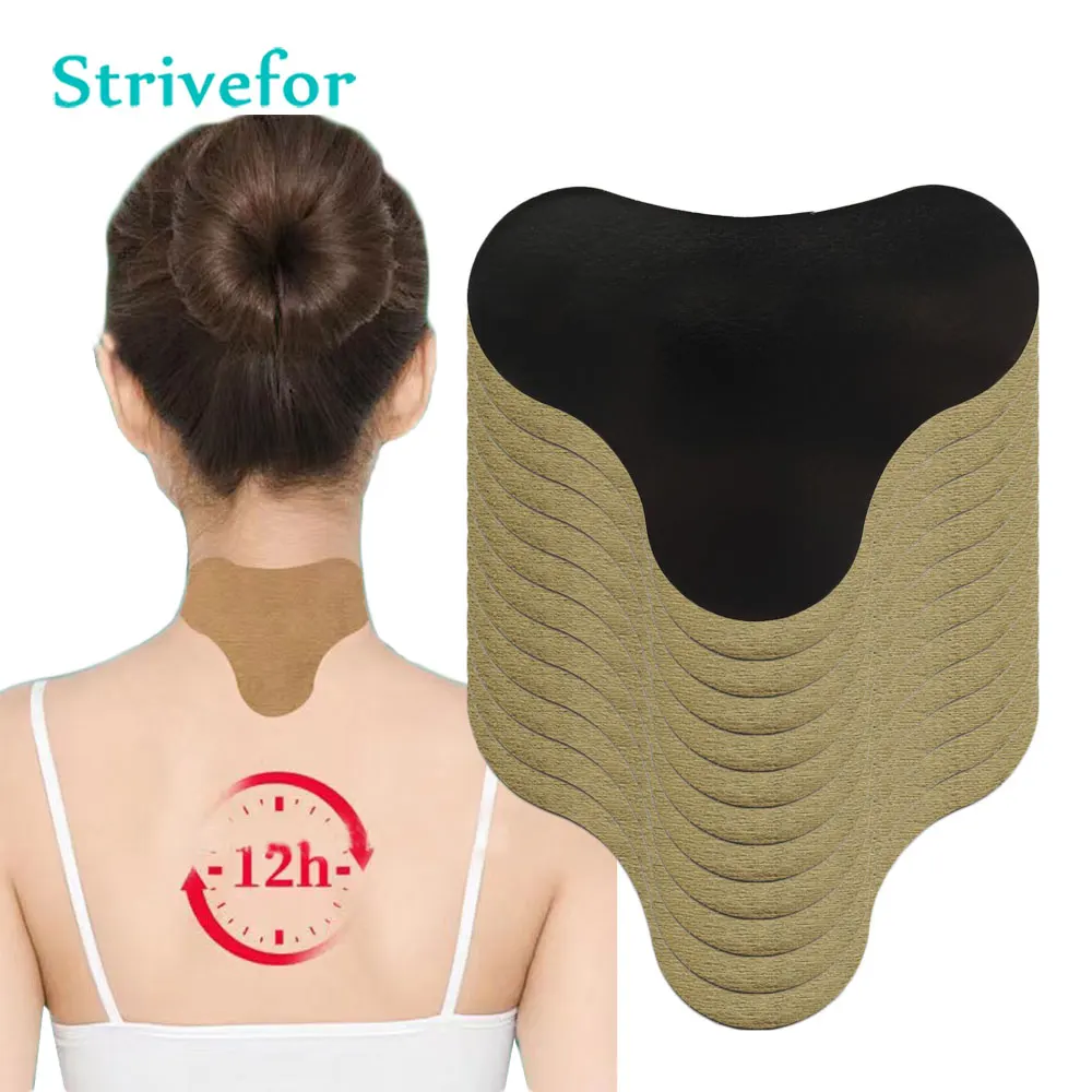 

80pcs Neck Patch Muscle & Joint Pain Patches Wormwood Cervical Medical Plaster Rheumatic Arthritis Self-heating Sticker BT0446
