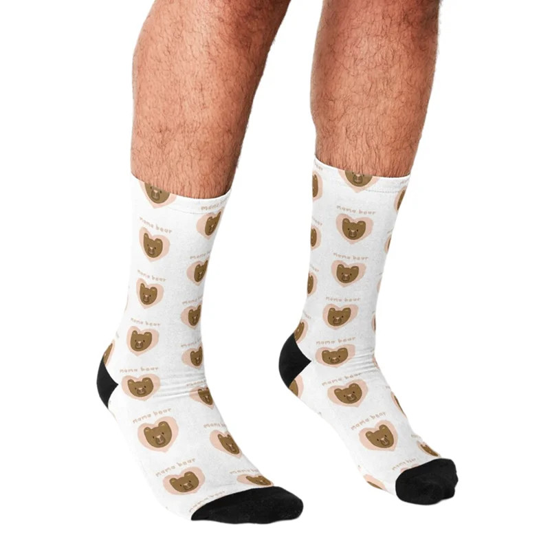 

Men's Funny socks Hound sitting cartoon Socks harajuku Men Happy hip hop Novelty cute boys Crew Casual Crazy Socks for men