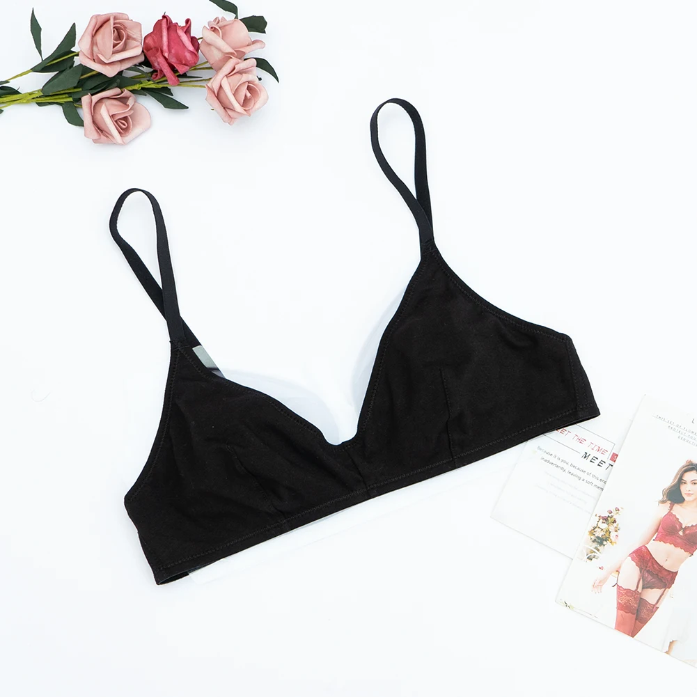 Ultra Thin Wire-Free Bra - Breathable Comfortable Underwear 2PCS Grey Beige Black