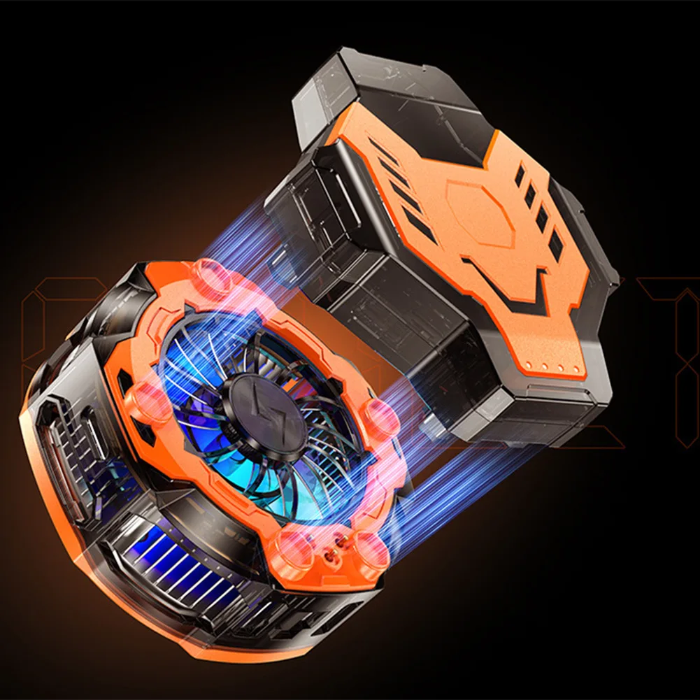 15W 휴대전화 반도체 냉각팬 라디에이터(2000mAh 충전식 배터리 포함) 휴대전화 부품용 LED 디스플레이 쿨러