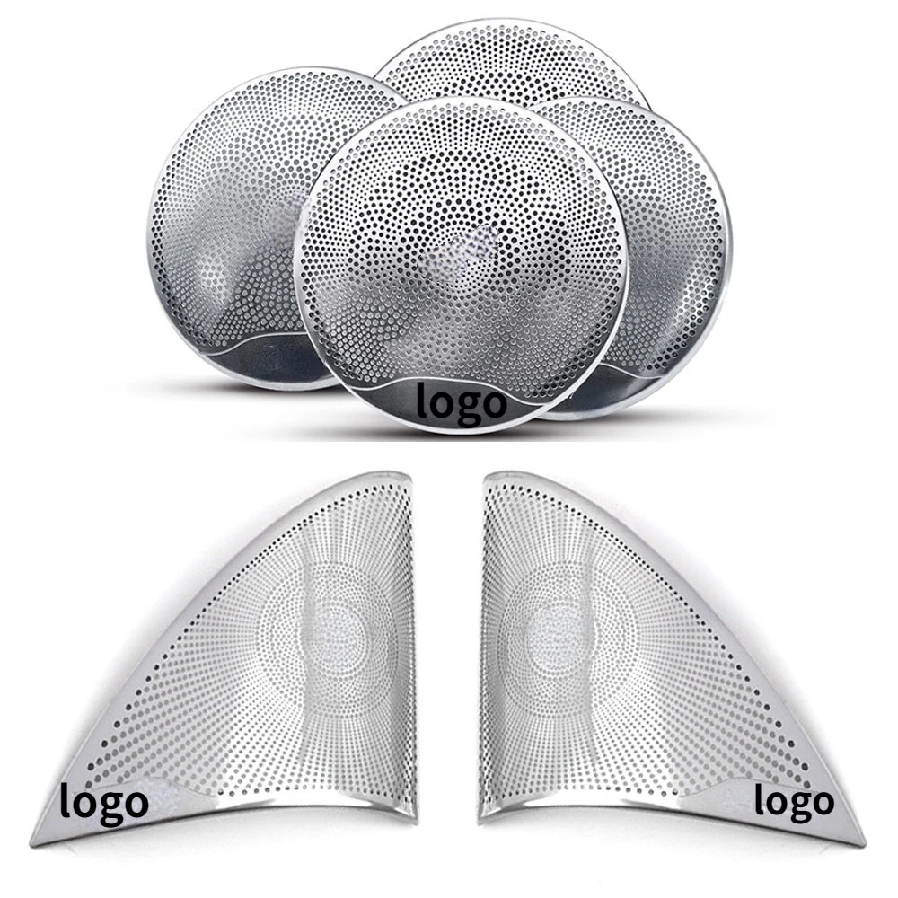 

Car Audio Speaker Cover Trim for Mercedes Benz E/C/GLC Class W213 W205 X253 Car Interior Door Loudspeaker Cover Trim Accessories