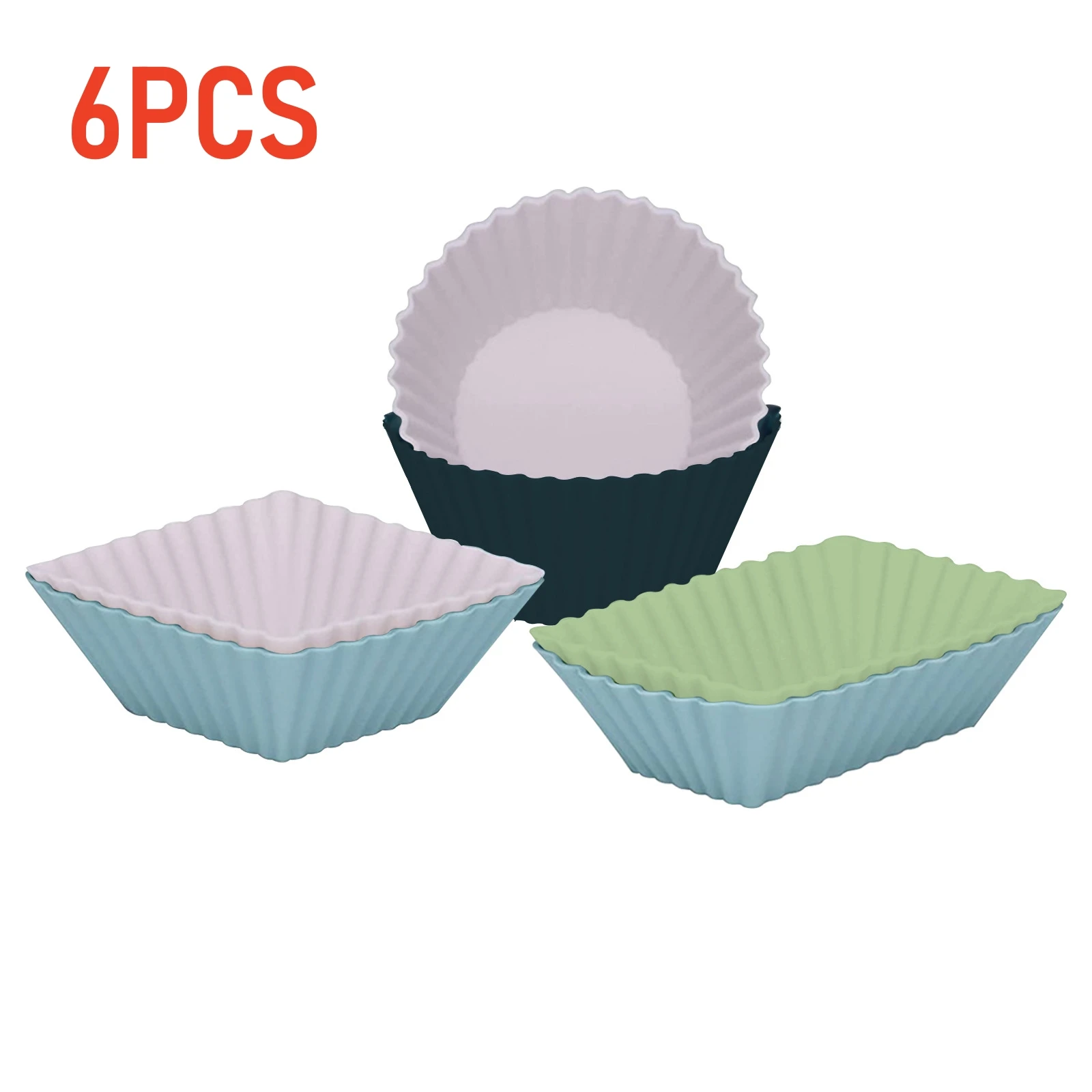 Silicone Cupcake Liners Baking Cups Non-Stick Jumbo Reusable Muffin Molds  Bento Bundle Lunch Box Dividers (30-Pack)