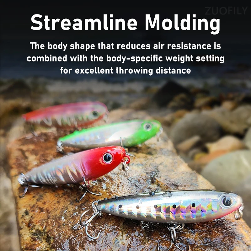 45mm 2.8g Mini Floating Pencil Lures Micro Topwater Fishing Bait Artificial Twitchbait 3D Wobblers Swimbait for Fishing Tackle