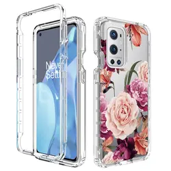 Crystal Clear Dual-Layer Shockproof Transparent Case with Hard Bumper and Soft TPU Protective Cover for PC and TPU (Black)