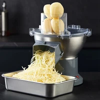 110V/220V Electric Vegetable Cutting Machine Automatic Potato Shredder Multifunctional Carrot Vegetable Shredding Machine 1