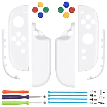 eXtremeRate for Joycon 2 DIY Replacement Shell Buttons, Case & Decorative Strips & Tools for Nintendo Switch 2 - Essence Version 2