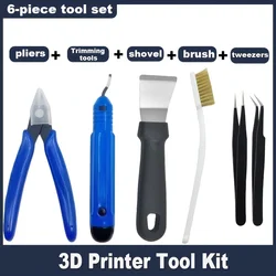 Comprehensive 3D Printing Toolkit: Precision Scissors, Cleaning Needles, Precision Tweezers, Multi - Purpose Pliers, and Deburring Solutions - No plug (3D Printing Tools)