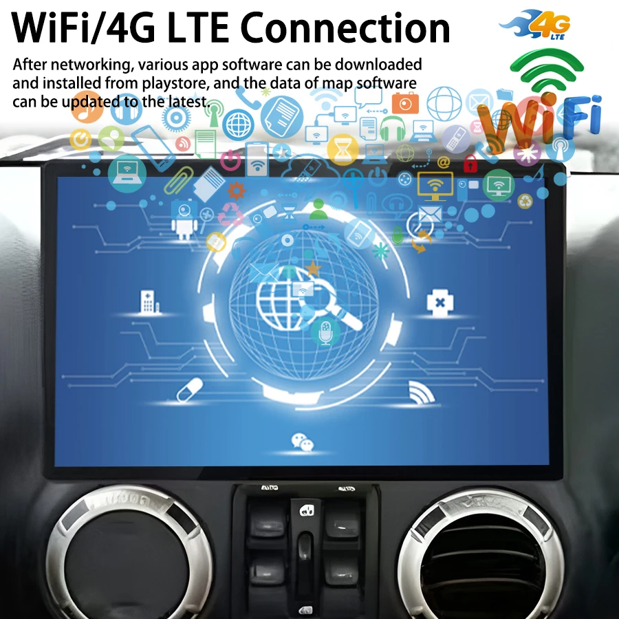 1920*720 ȭ ȵ̵ 10 Autoradio CarPlay ڵ Ƽ̵  ÷̾ 13.6 ġ  ۷ 2011-2017 GPS  ׷