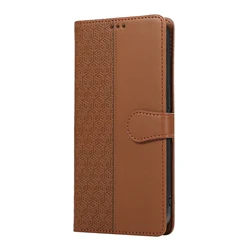 Leather Flip Wallet Phone Case with Magnetic Closure and Card Holder - Google Pixel 8 Pro (Brown)