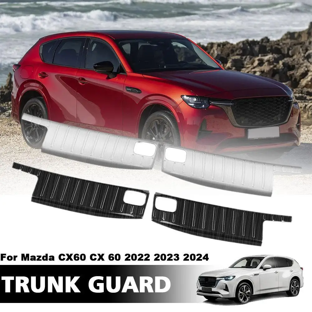 

For Mazda CX60 CX 60 2022 2023 2024 Door Sill Protector Car Accessories Threshold Scuff Plate Stickers Pedal Trim Styling