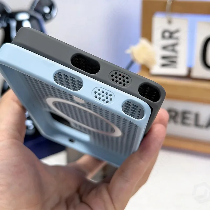 Pure Color Magnetic Honeycomb Heat Dissipation Frame Case