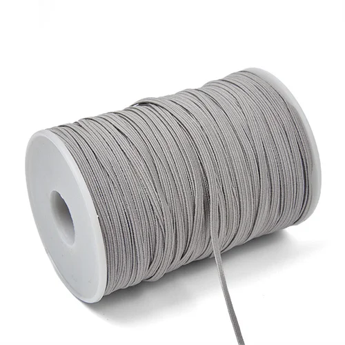Colorful Elastic Rubber Band Ribbon Trim for DIY Sewing and Garment Accessories, 10 Yards