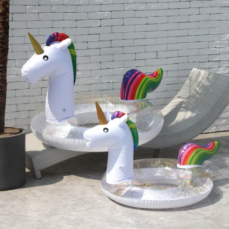 Unicorn Swimming Circle Large Size Thickened Rescue Ring Sports And Entertainment Product From China Mainland