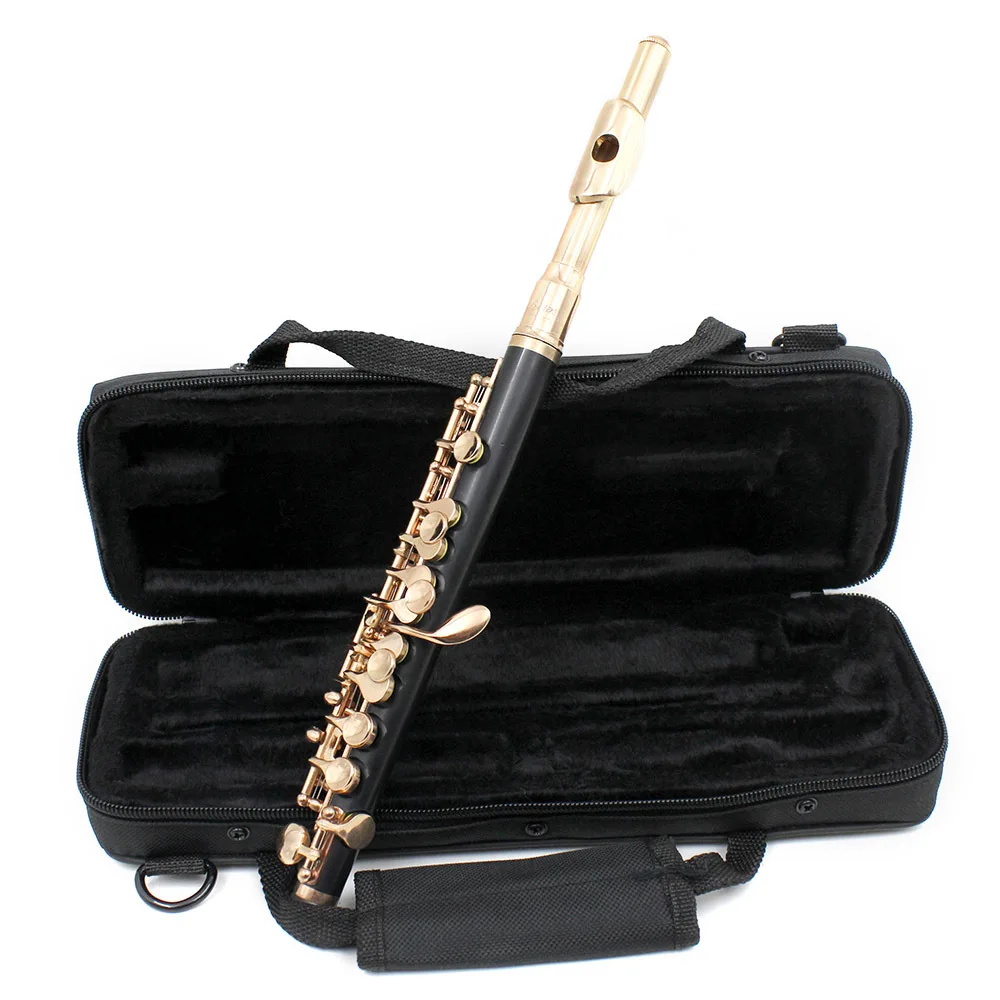 Piccolo Professional Performance C Tone Piccolo 16 Holes With E Key Gold Silver Plated