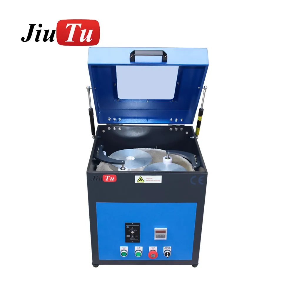 Mobile Phone Glass Polishing Machine LCD Display Scratch Removal Touch Screen Grind Machine for Phone Refurbish 2022 jiutu phone back cover front glass lcd display scratch removal grinding polishing machine