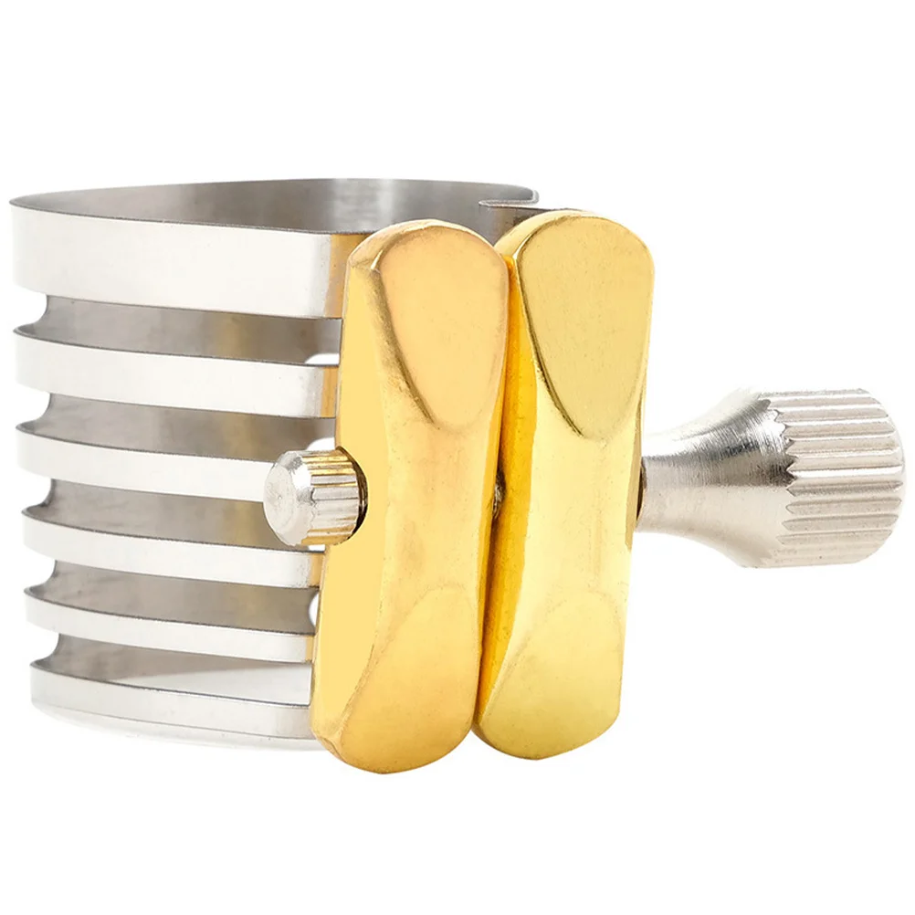 

Saxophone Clamp Clamps Clip Clips Ligature Stainless Steel for Wind Instrument Accessory Fastener