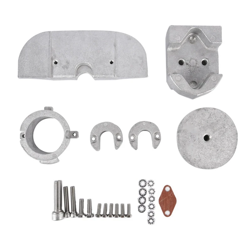 

2X Outboard Engine Anode Aluminum Alloy Kit For Mercury Alpha One Gen 888756Q03 Outboard Engine Protection Anode