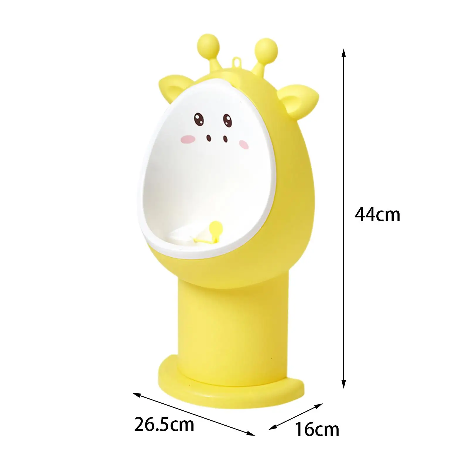 Cute Animal Wall Mounted Toddler Pee Children Trainer Potty Urinal Toilet Boy Standing Urinal Split Designed Removable Bowl 6