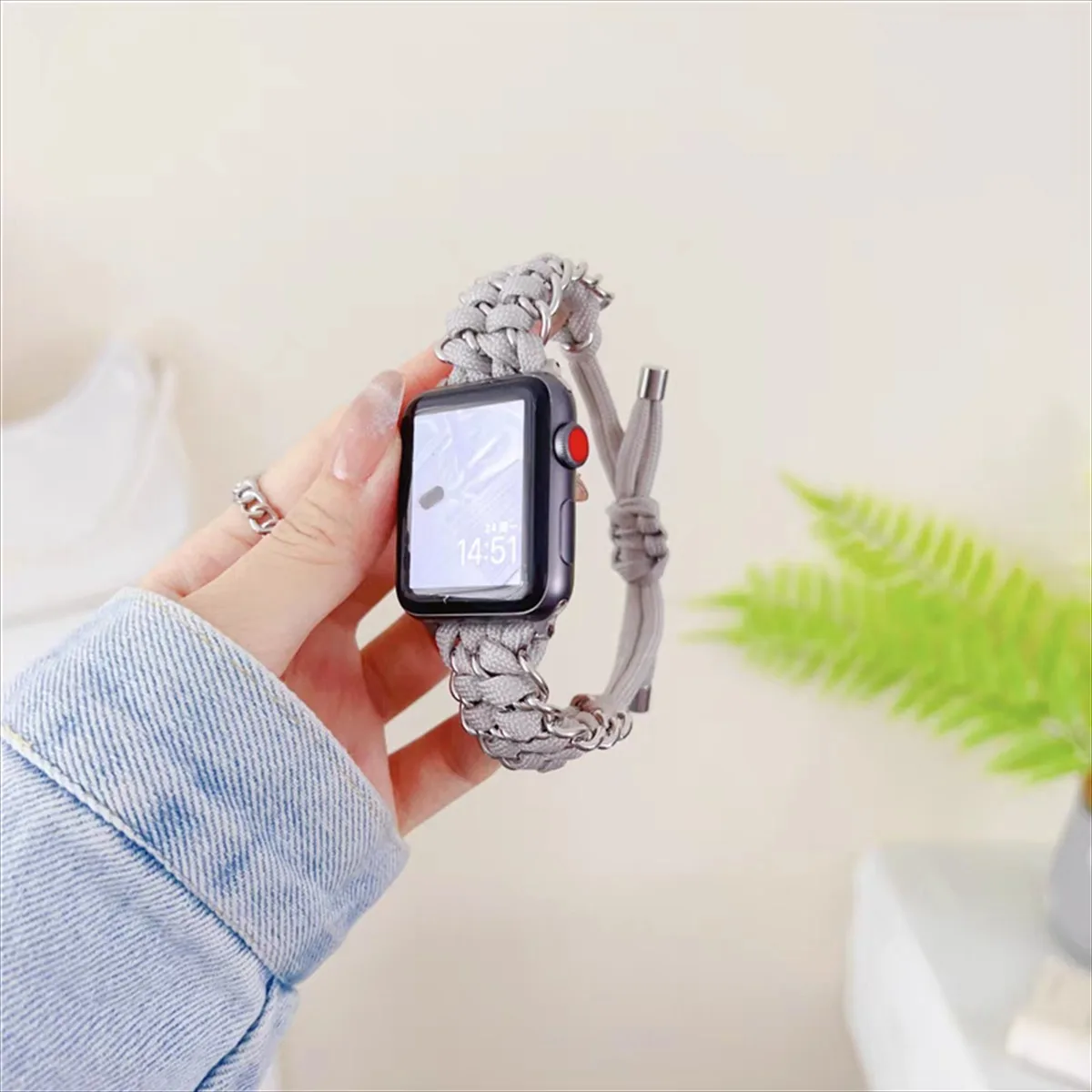 Cinturino per orologio in acciaio inossidabile per gioielli per iWatch serie 10/9/8/7/6/5 cinturino per orologio da polso alla moda 42/44/45/46/49 mm 38/40/41 mm_voghion.com