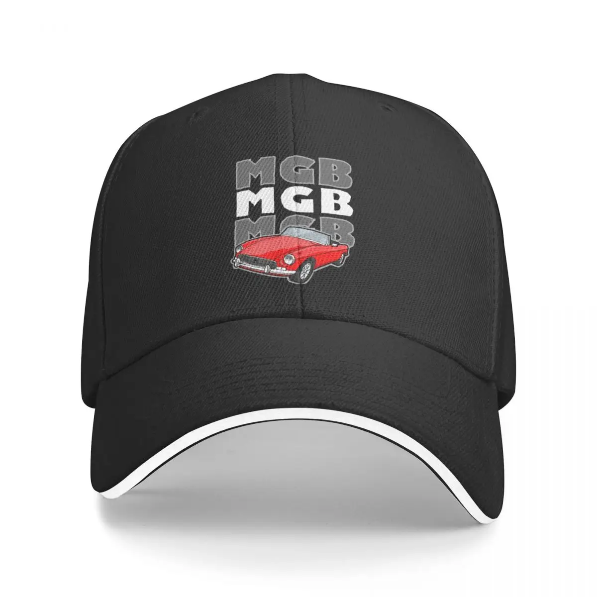 

MG MGB - RED CONVERTIBLE Baseball Cap hard hat Kids Hat Women's Golf Clothing Men's