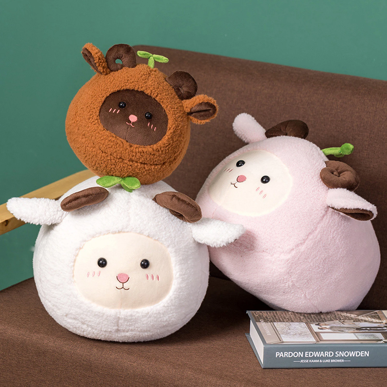 

New Cartoon Sheep Stuffed Plush Doll Cute Soft Pillow Toy Birthday Gift For Child Adult Hot Sale