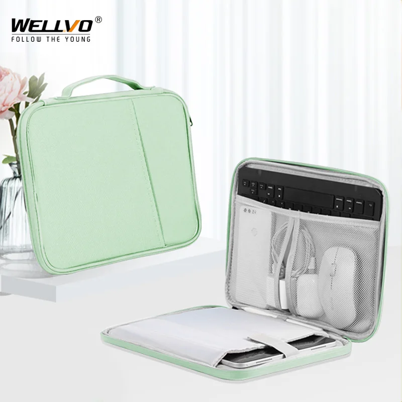 

Sleeve Case For Ipad Macbook Shockproof Tablet Bag Business Handbag Portable Laptop Cover Pouch Ultralight Thicken Pack XA340C